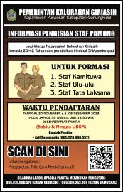 INFORMASI PENGISIAN STAF PAMONG KALURAHAN